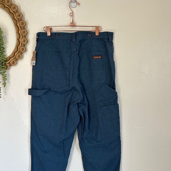 Patagonia Women's All Seasons Double Knee Work Pants, Stone Blue, NWT, Sz 12 - Picture 7 of 11